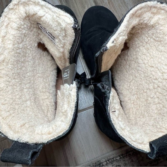 Clark’s Ledella Abby Suede Studded Ankle Boots, Ankle, Heel, Wool Blend Lined - Picture 10 of 10